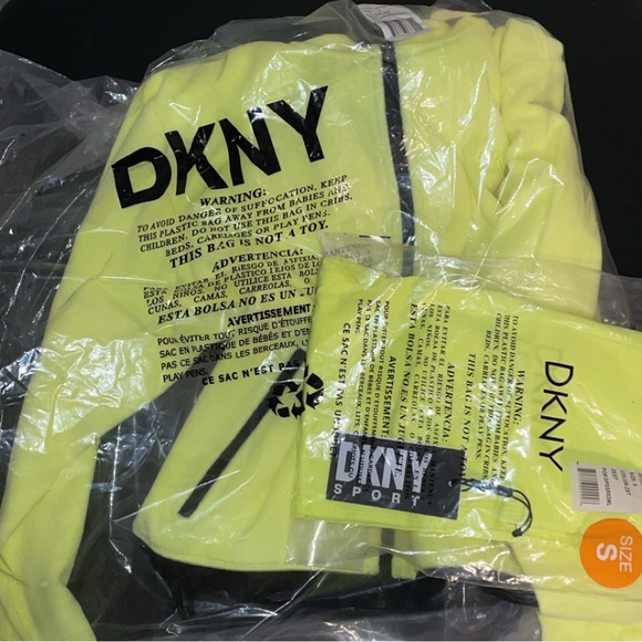 DNKY NEON GREEN MATCHING SET - Picture 1 of 4
